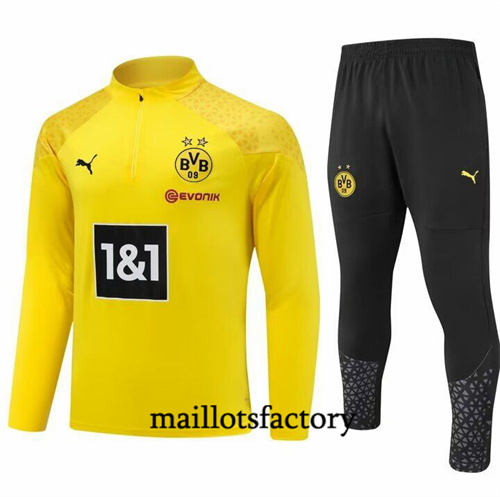 Survetement Enfant Borussia Dortmund 2024/25 jaune factory O5118