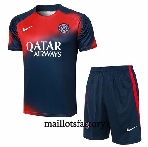 Maillot Entrainement du Paris PSG + Shorts 2024/25 bleu royal factory O5213
