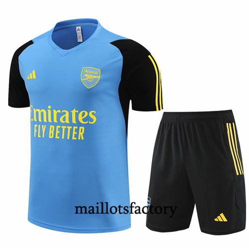 Maillot Entrainement du Arsenal + Shorts 2024/25 bleu clair factory O5225