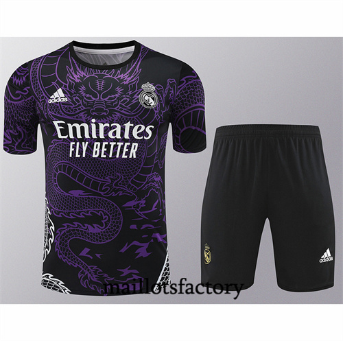 Maillot Entrainement du Real Madrid + Shorts 2024/25 Violet factory O5250
