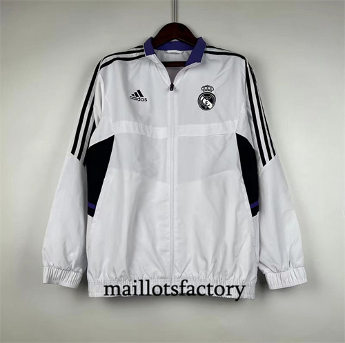 Coupe vent Real Madrid 2024/25 Blanc factory O5306