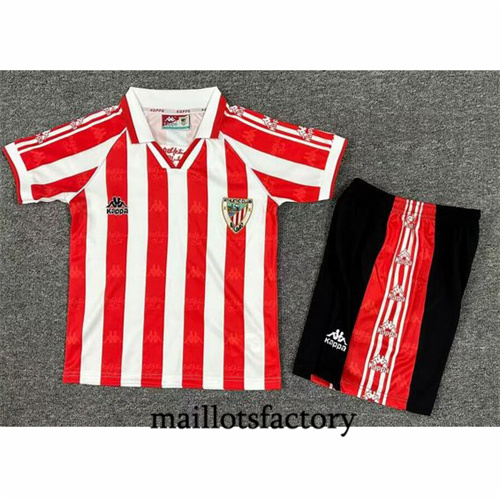 Maillot du Retro Athletic Bilbao Enfant 1995-97 Domicile factory O5348