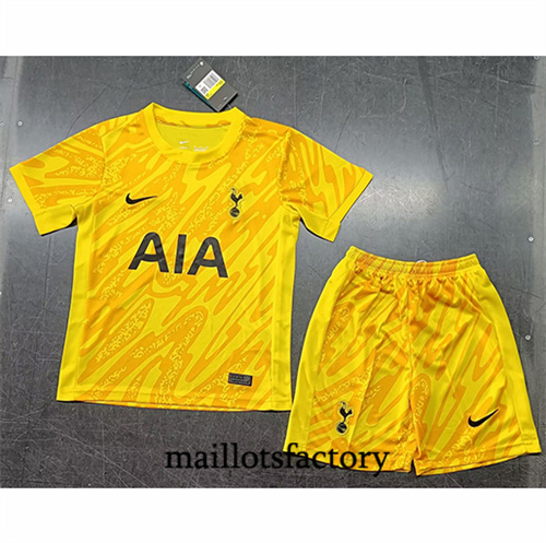 Maillot du Tottenham Hotspur Enfant 2024/25 goalkeeper jaune factory O5379