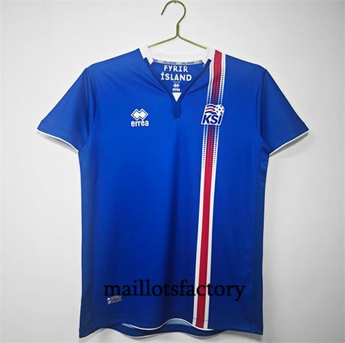 Maillot du Retro Islande 2016-17 Domicile factory O5433