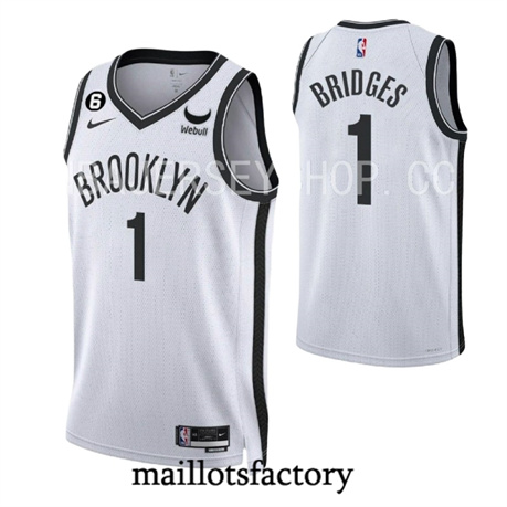 Maillot du Mikal Bridges, Brooklyn Nets 2022/23 - Association tory5008