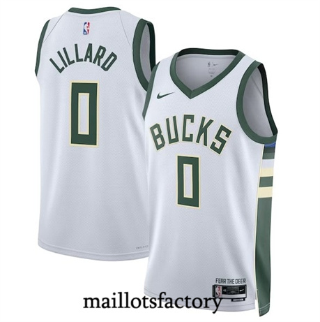 Maillot du Damian Lillard, Milwaukee Bucks 2023/24 - Association tory5041