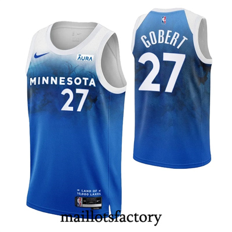 Maillot du Rudy Gobert, Minnesota Timberwolves 2023/24 - City tory5047