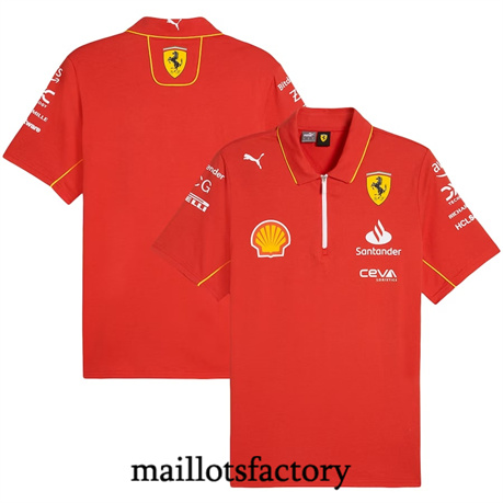 Maillot du Polo Scuderia Ferrari 2024 tory5101