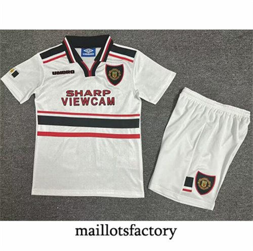 Maillot du Retro Manchester United Enfant 1998-99Exterieur