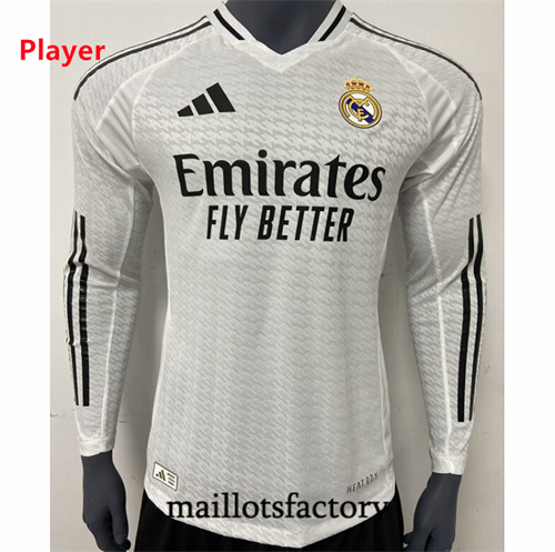 Maillot du Player Real Madrid 2024/25 Domicile Manche Longue