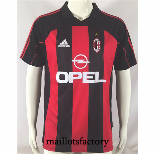 Maillot du AC Milan Retro2001-02 Domicile