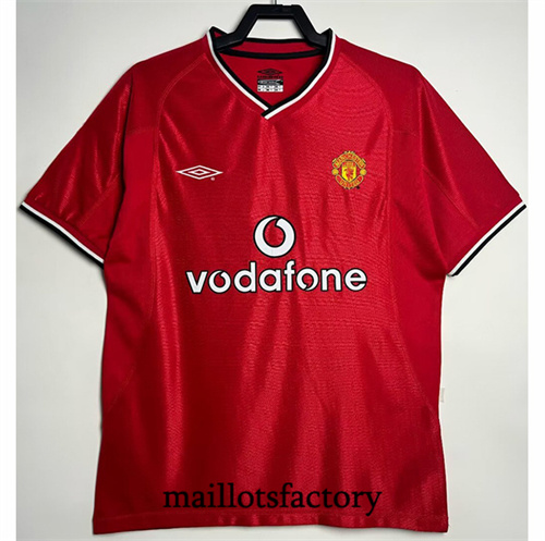 Maillot du Manchester United Retro2000-02 Domicile