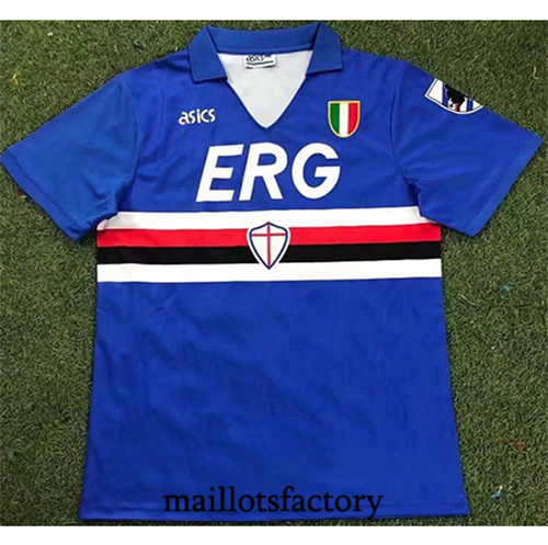 Maillot du Sampdoria Retro1991-92 Domicile