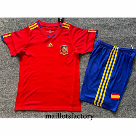 Maillot du Retro Espagne Enfant 2010 Domicile