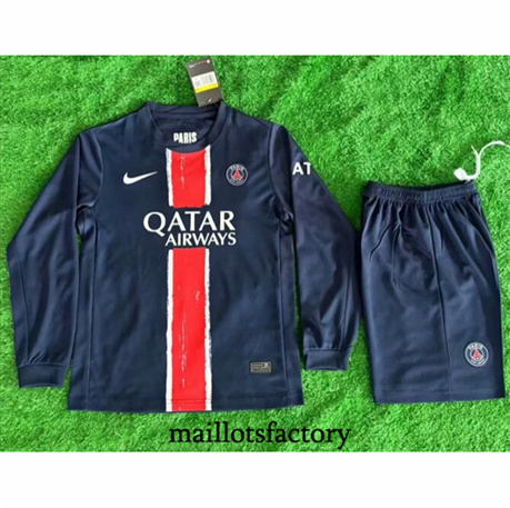 Maillot du PSG Enfant 2024/25 Domicile Manche Longue