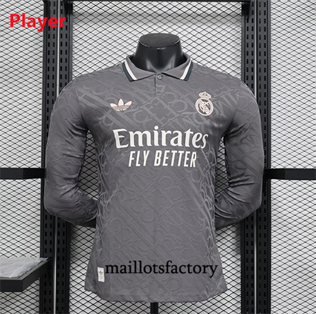 Maillot du Player Real Madrid 2024/25 Third Manche Longue Jaune