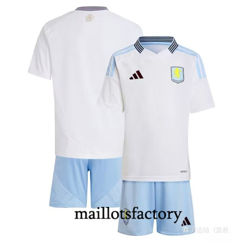 Soldes Maillot du Aston Villa Enfant 2024/25 Exterieur