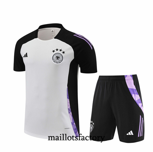 Soldes Maillot du Allemagne Enfant + Shorts 2024/25 Blanc