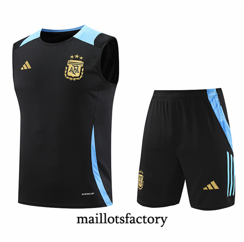 Soldes Maillot du Argentine Debardeur 2024/25 Noir