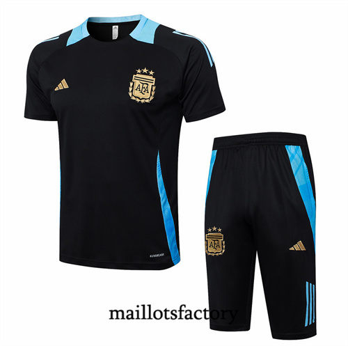 Grossiste Maillot du Argentine + Shorts 2024/25 Noir