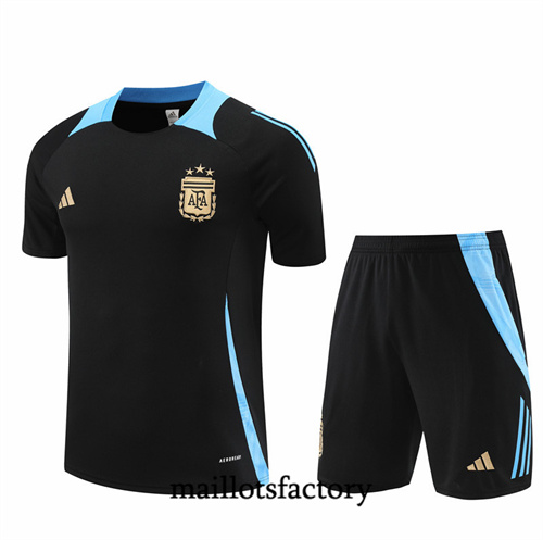 Achetez Maillot du Argentine Enfant + Shorts 2024/25 Noir