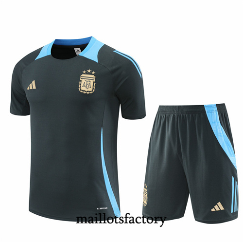 Site Maillot du Argentine Enfant + Shorts 2024/25 Gris foncé