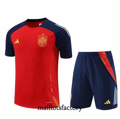 Soldes Maillot du Espagne Enfant + Shorts 2024/25 Rouge