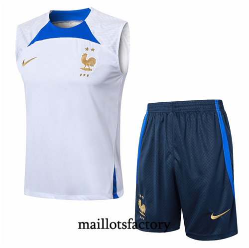 Grossiste Maillot du France Debardeur 2024/25 Blanc