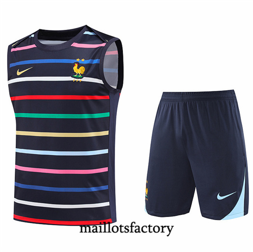 Grossiste Maillot du France Debardeur 2024/25 Bleu