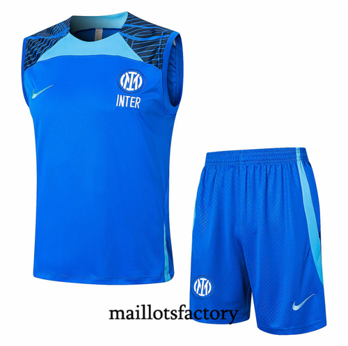 Soldes Maillot du Inter Milan Debardeur 2024/25 bleu ciel