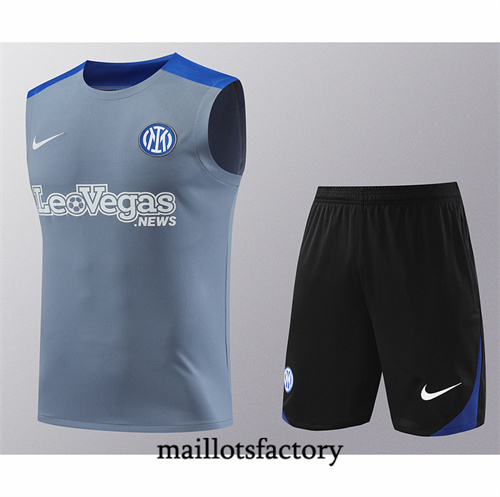 Achat Maillot du Inter Milan Debardeur 2024/25 Gris