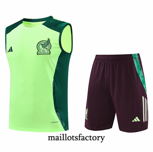 Grossiste Maillot du Mexique Debardeur 2024/25 Vert