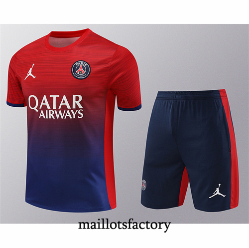 Grossiste Maillot du PSG + Shorts 2024/25 Rouge