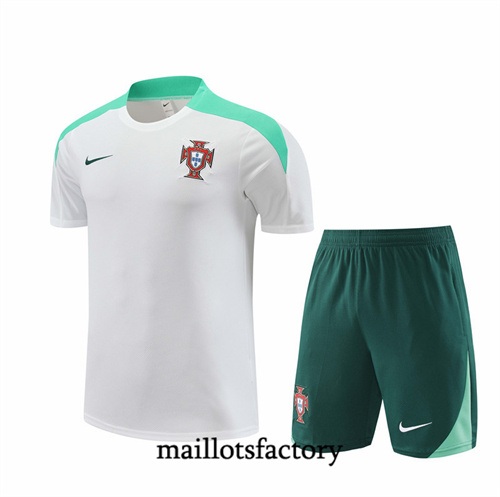 Achat Maillot du Portugal Enfant + Shorts 2024/25 Blanc