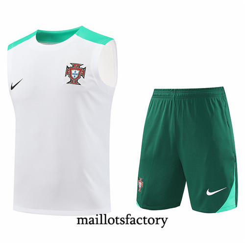 Achetez Maillot du portugal Debardeur 2024/25 Blanc