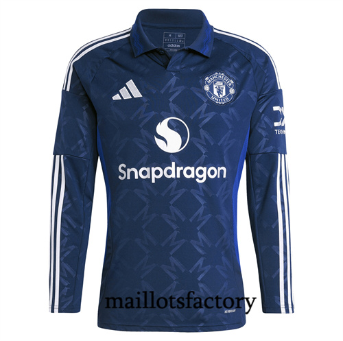 Soldes Maillot du Manchester United 2024/25 Exterieur Manche Longue