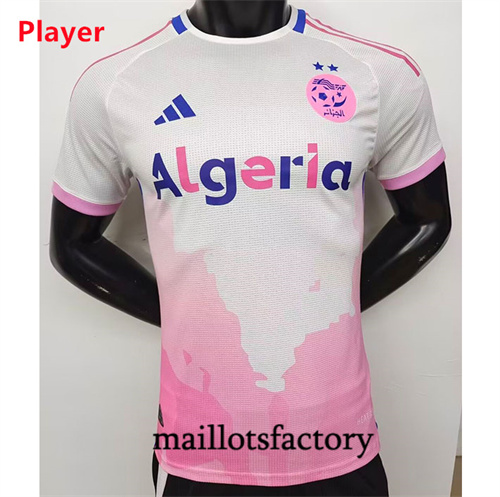 Achetez Maillot du Player Algérie 2024/25 Rose/Blanc