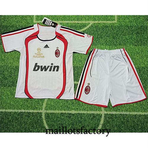 Grossiste Maillot du Retro AC Milan Enfant 2006-07 Exterieur